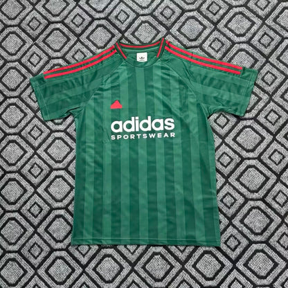 Adidas Clover Classic green and red stripes T-shirt Green Jersey 2025-2026