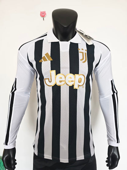 Juventus 2026/2027 Home Long Sleeve Player Version Football Jersey