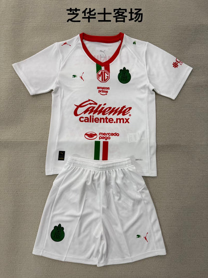 chivas 2025/2026 Kids Away Football Jersey