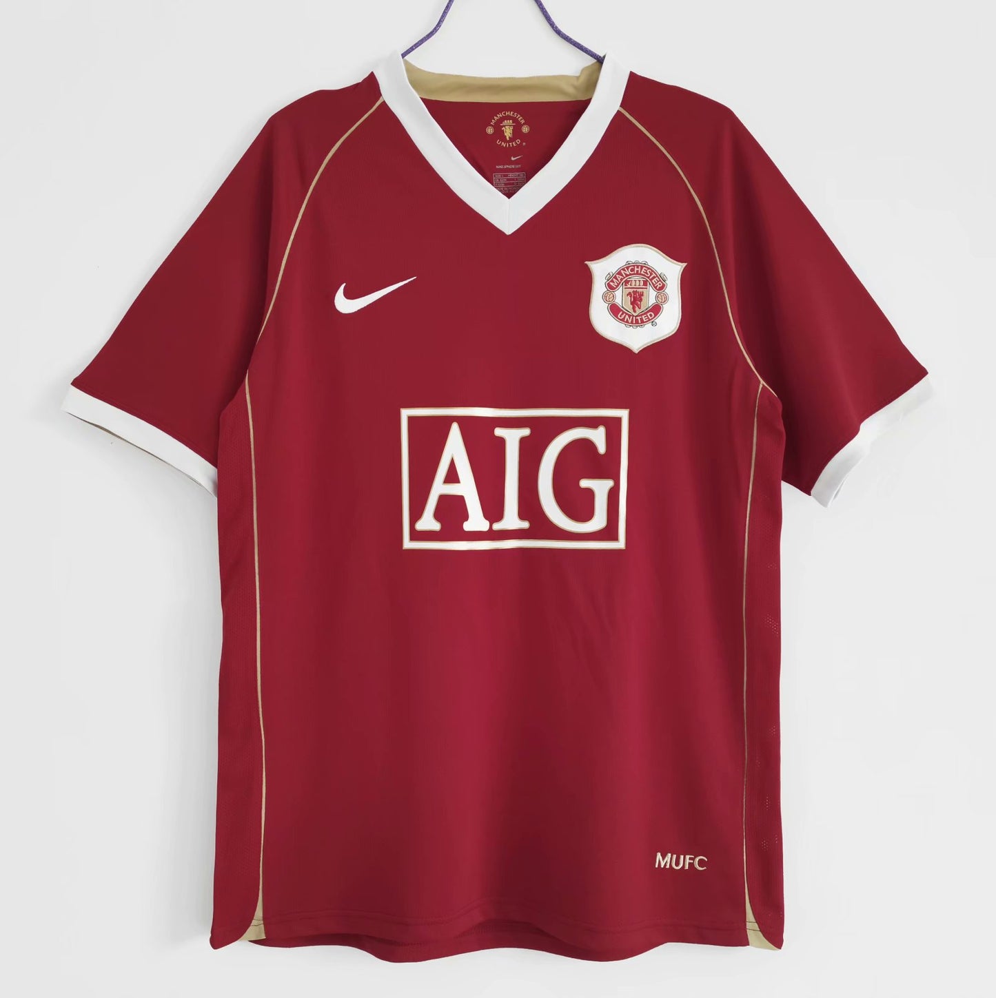 Retro Manchester united 2006/2007 Home Football Jersey