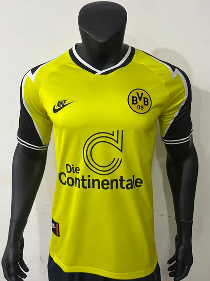 Retro Borussia Dortmund 1995/1996 Home Fan Version Football Jersey