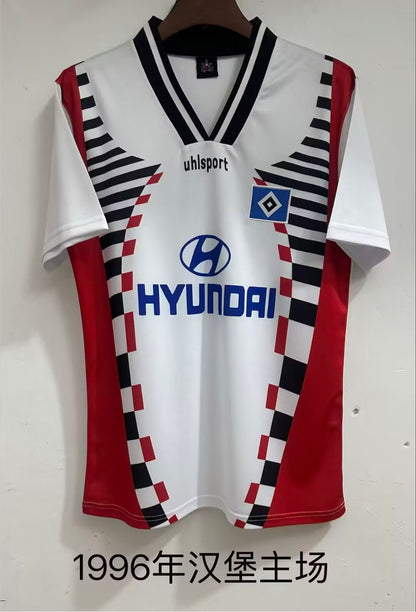 Retro Hamburger SV 1996 Home Fan Version Football Jersey