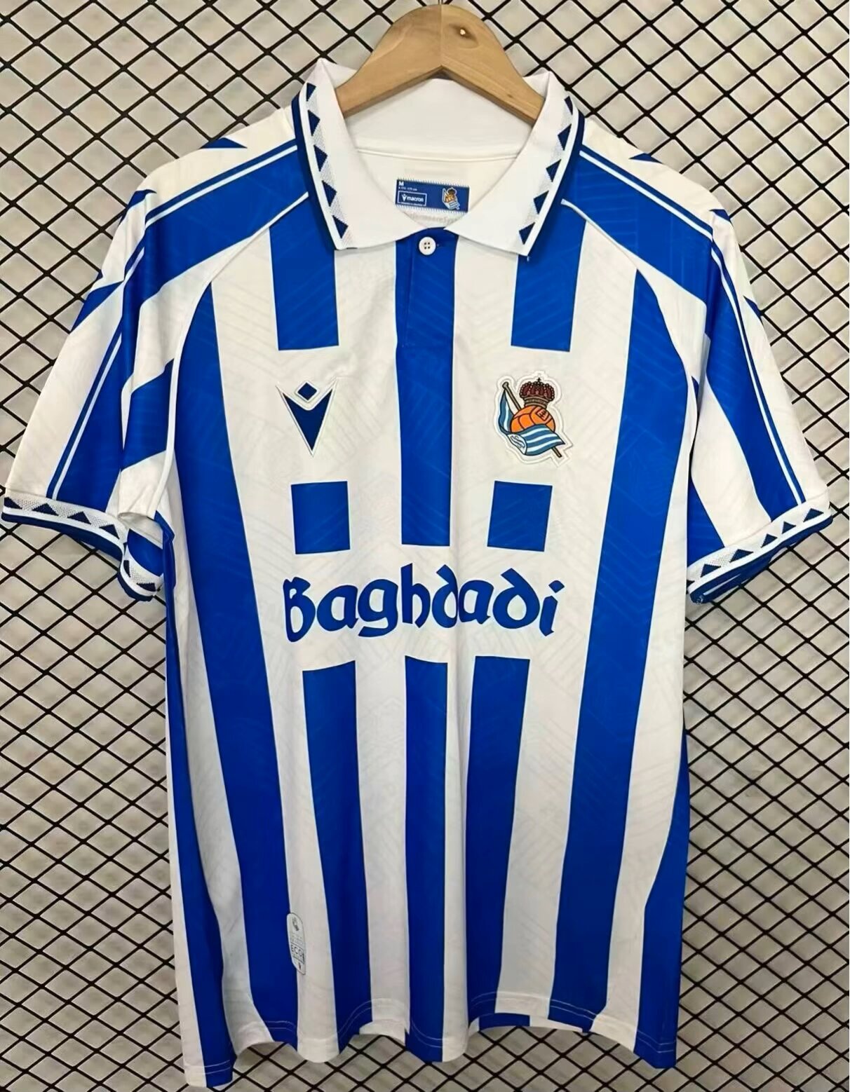Retro Real Sociedad 2025/2026 Home Fan Version Football Jersey