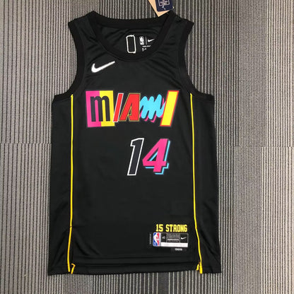 NBA Miami Heat #14 HERRO Black NBA Season Jerseys