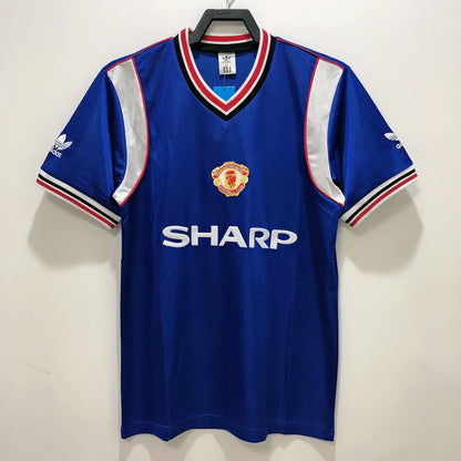 Retro Manchester united 1985 Away Football Jersey