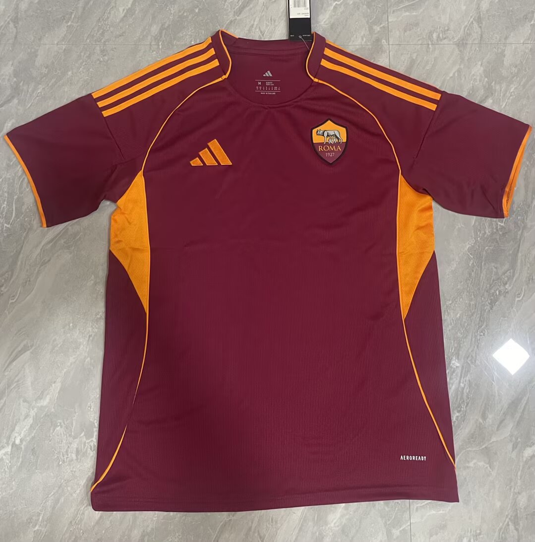 AS Roma 2025/2026 Home Fan Version Football Jersey