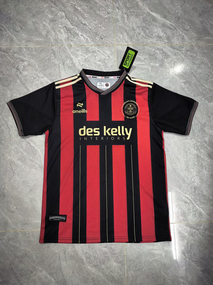 Bohemians 2025/2026 Home Fan Version Football Jersey