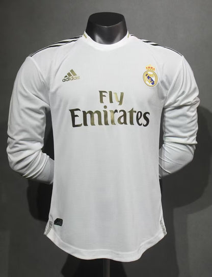 Retro Real Madrid 2019/2020 Home Player Version Football Jersey