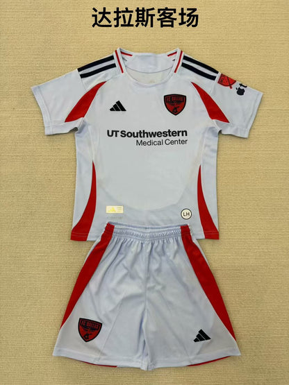 America（Mexico&MLS） 2025/2026 Kids Away Fan Version Football Jersey
