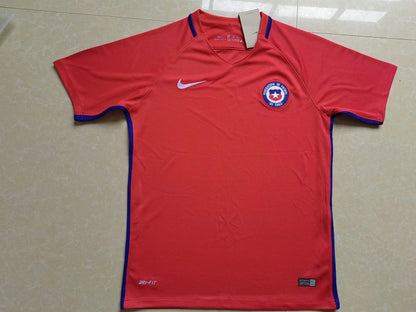 Retro Chile 2016/2017 Home Fan Version Football Jersey