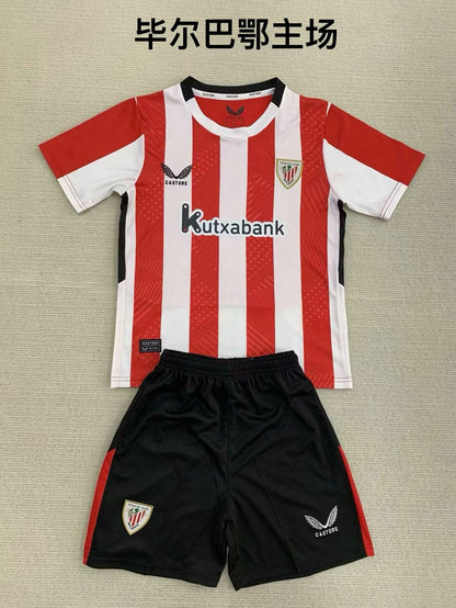Bilbao Athletic Club 2024/2025 Kids Home Football Jersey