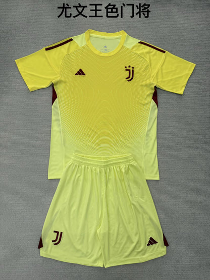 Juventus 2025/2026 Kids Goalkeeper Fan Version Football Jersey