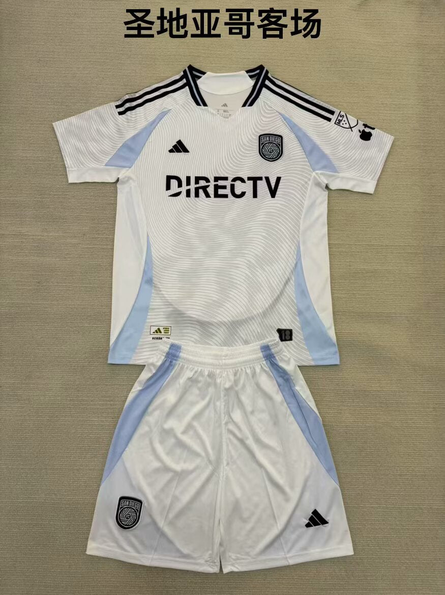 America（Mexico&MLS） 2025/2026 Kids Away Fan Version Football Jersey