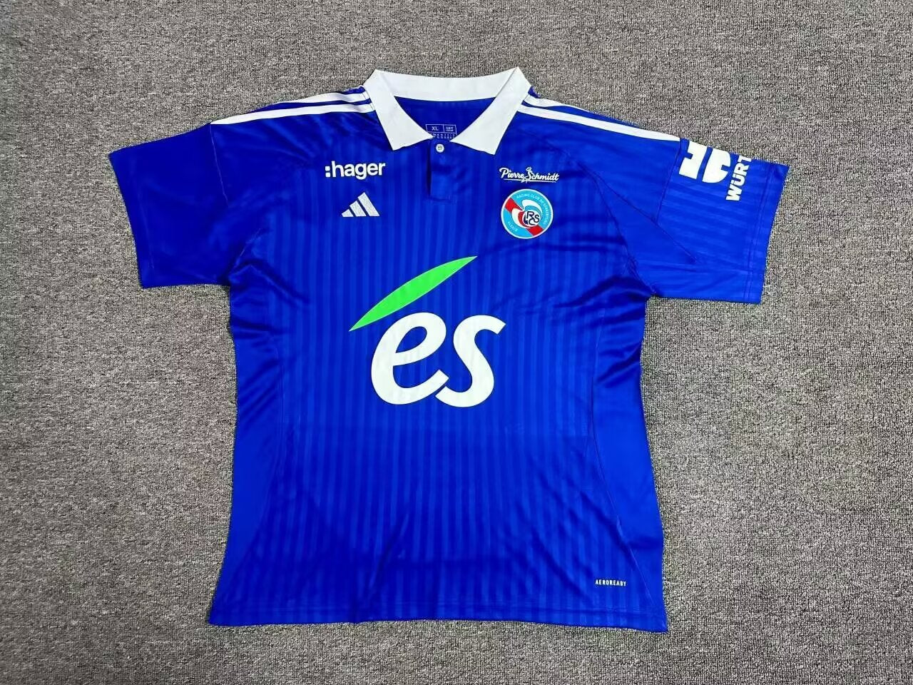 Strasbourg 2024/2025 Home Fan Version Football Jersey