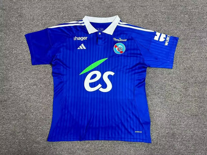Strasbourg 2024/2025 Home Fan Version Football Jersey
