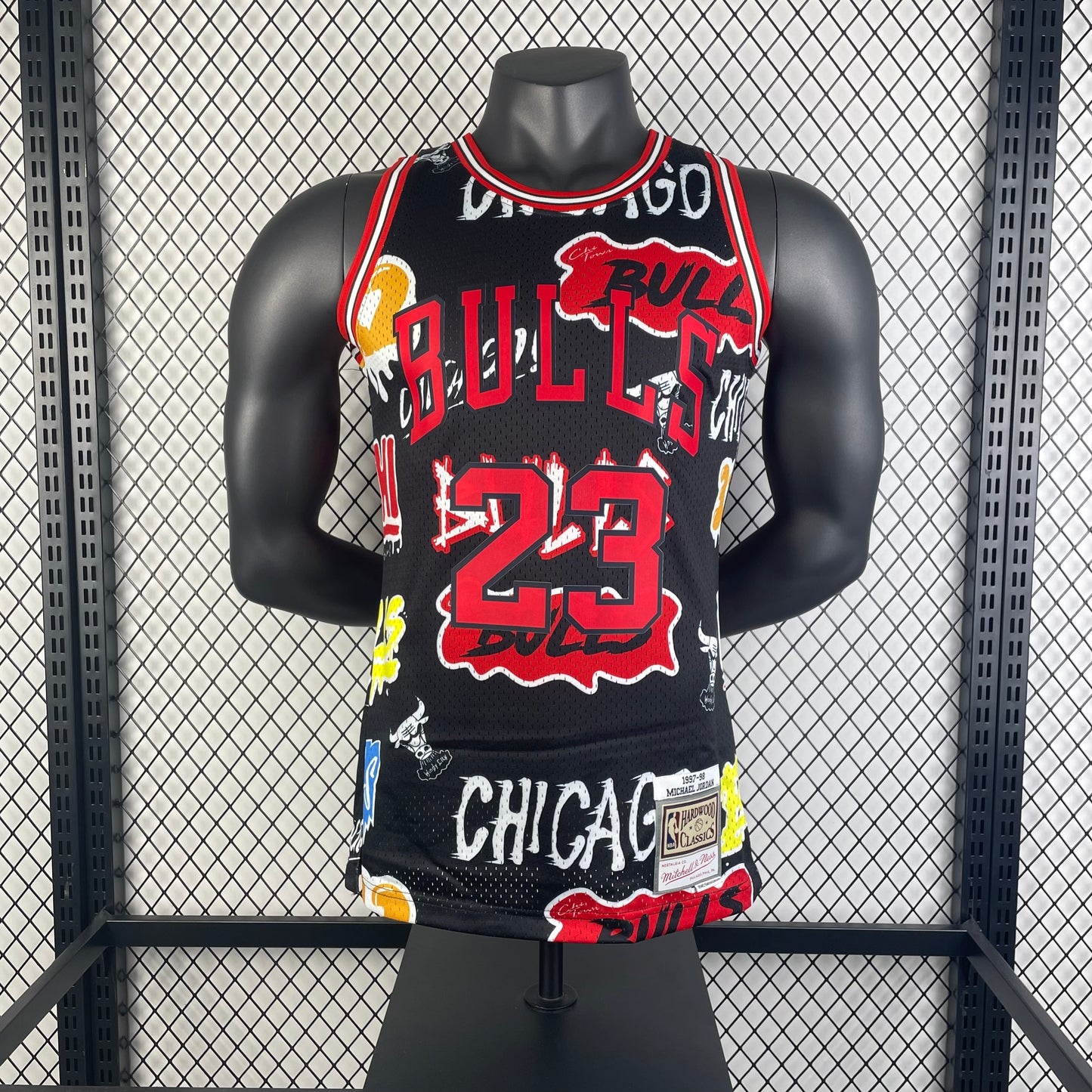Retro Chicago Bulls 1997/1998 Football Jersey