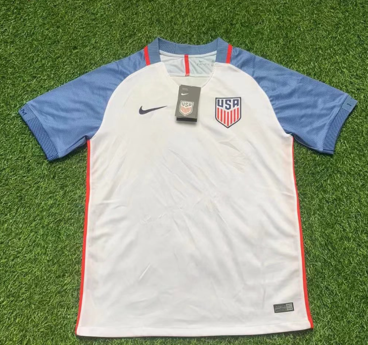 Retro USA 2016 Home Fan Version Football Jersey