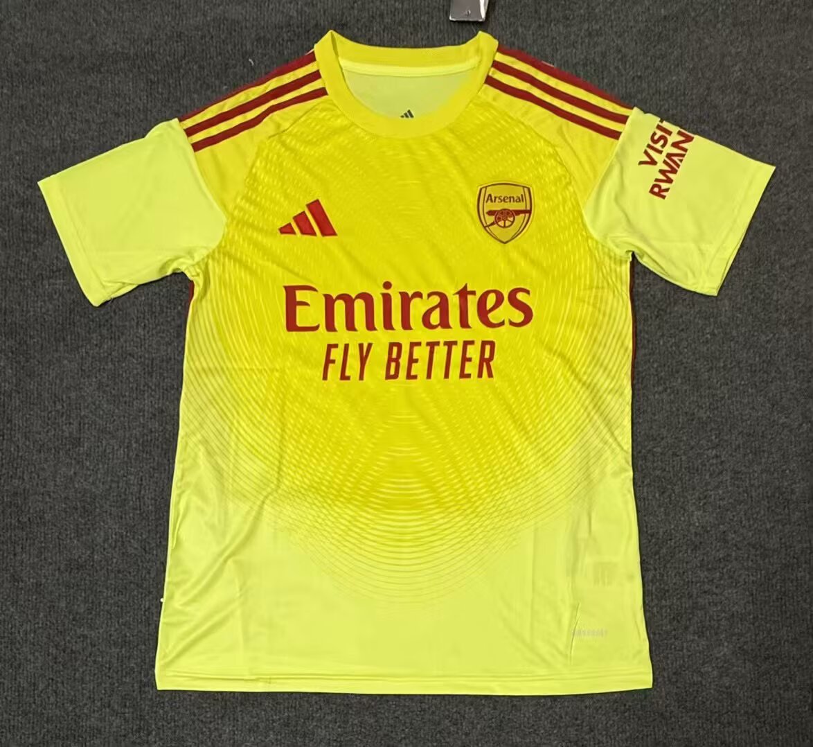 Arsenal 2025/2026 Goalkeeper Fan Version Football Jersey