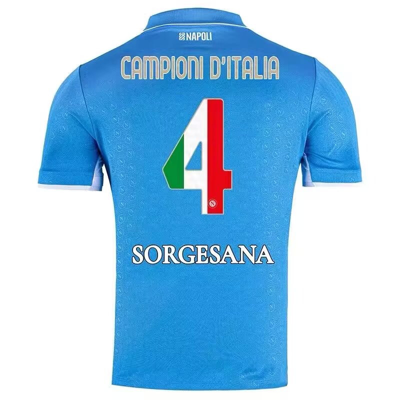 Napoli 2023/2024 Home Fan Version Football Jersey