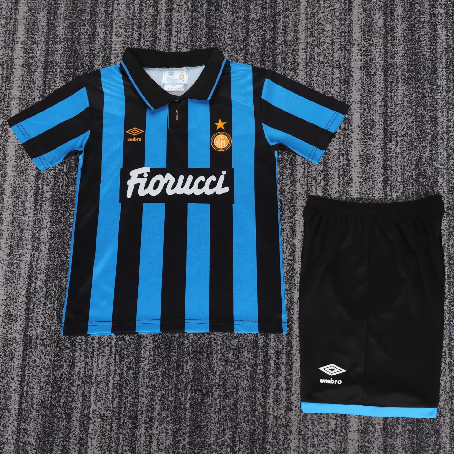 Retro Inter milan 1992/1994 Kids Home Football Jersey
