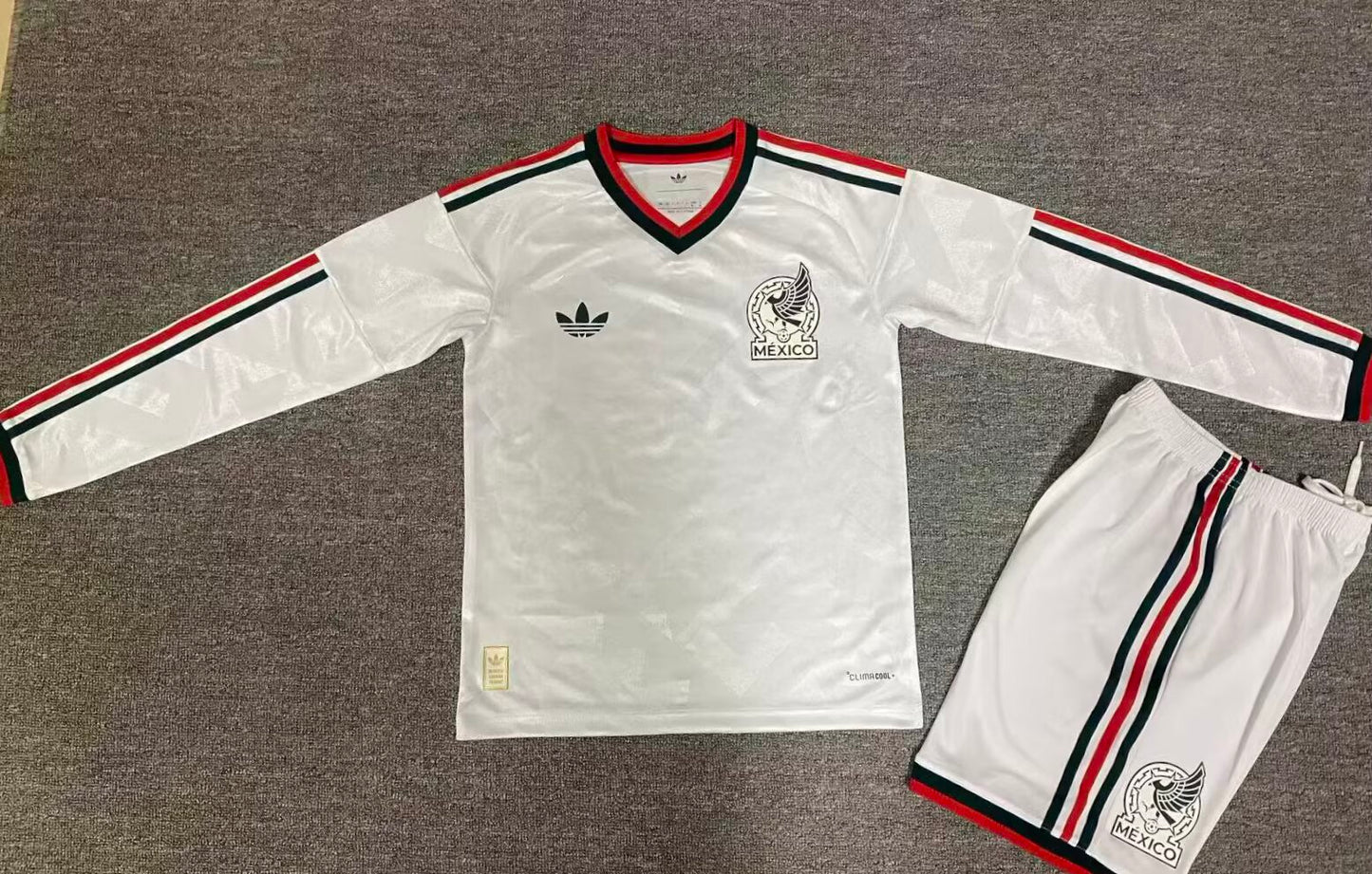 Kids jerseys 2026/2027 Kids Away Long Sleeve Football Jersey