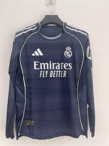 Real Madrid 2025/2026 Away Fan Version Football Jersey