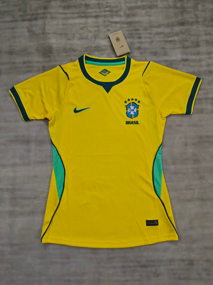 Brazil 2026/2027 Women Home Fan Version Football Jersey