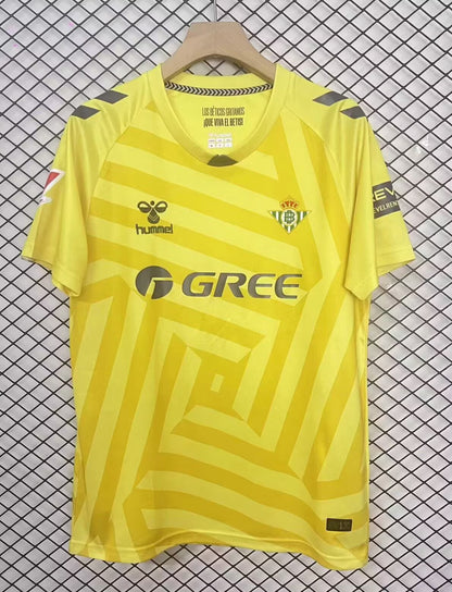 Real Betis 2025/2026 Goalkeeper Fan Version Football Jersey