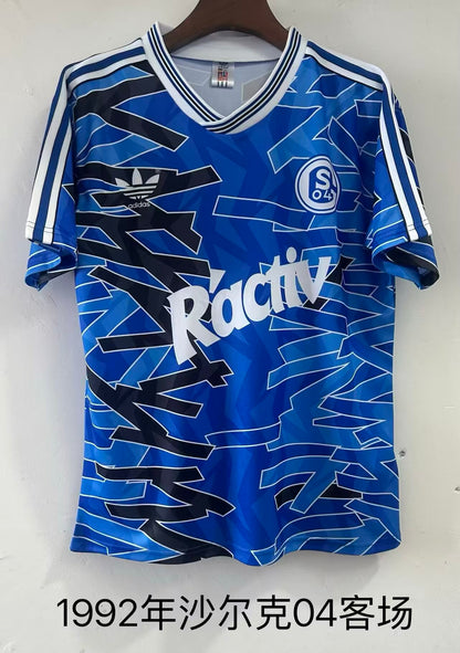 Retro Schalke 1992/1993 Home Football Jersey