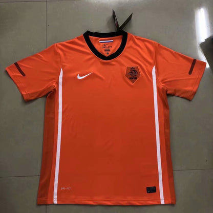 Retro Netherlands 2010 Home Football Jersey
