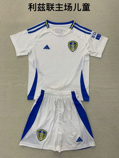 Leeds United 2024/2025 Kids Home Football Jersey