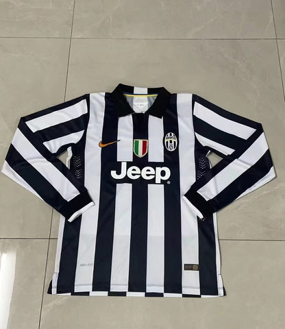 Retro Juventus 2014/2015 Home Long Sleeve Football Jersey