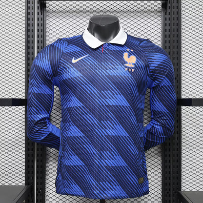 France Home Long Sleeve Player Jersey 2026-2027