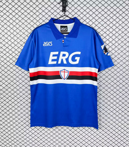 Retro Sampdoria 1993/1994 Fan Version Football Jersey