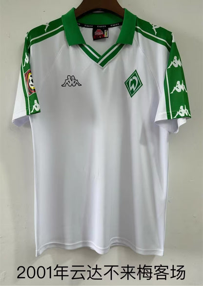 Retro Werder Bremen 2001 Home Football Jersey