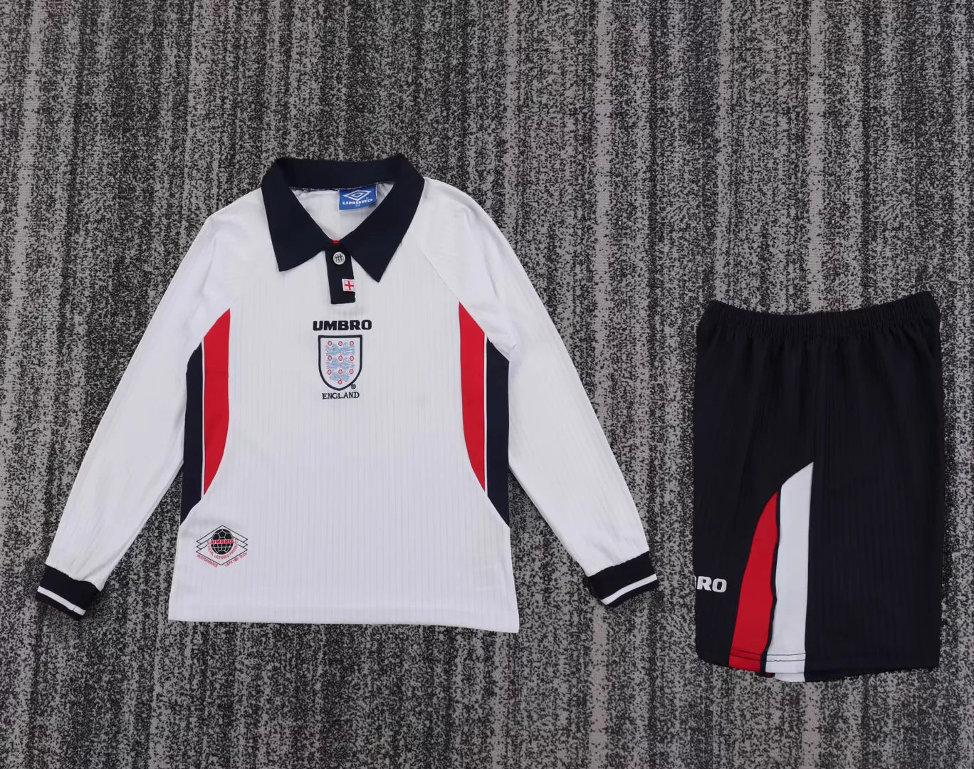 Retro England 1998 Kids Home Football Jersey