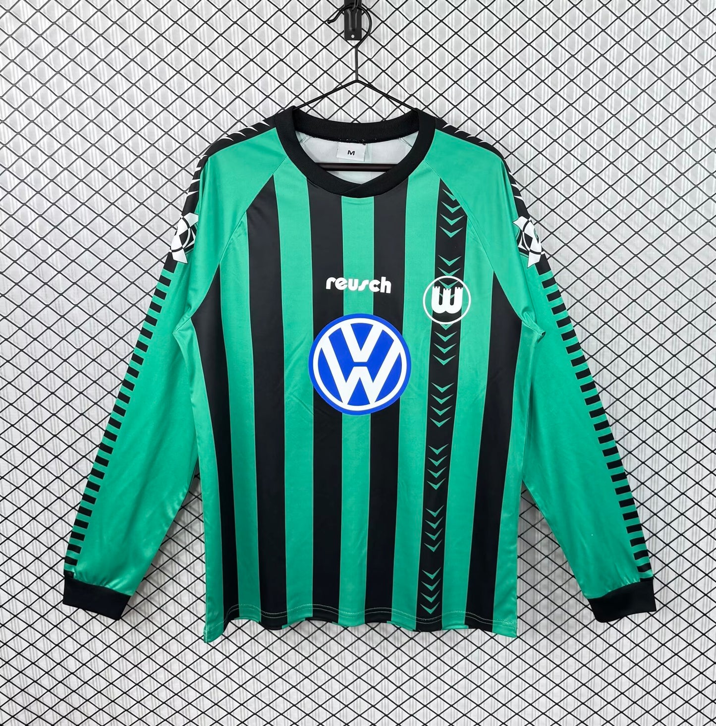 Retro Wolfsburg Away Long Sleeve Jersey 1994-1995