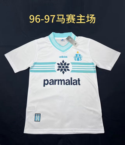 Retro Marseilles 1996/1997 Home Football Jersey