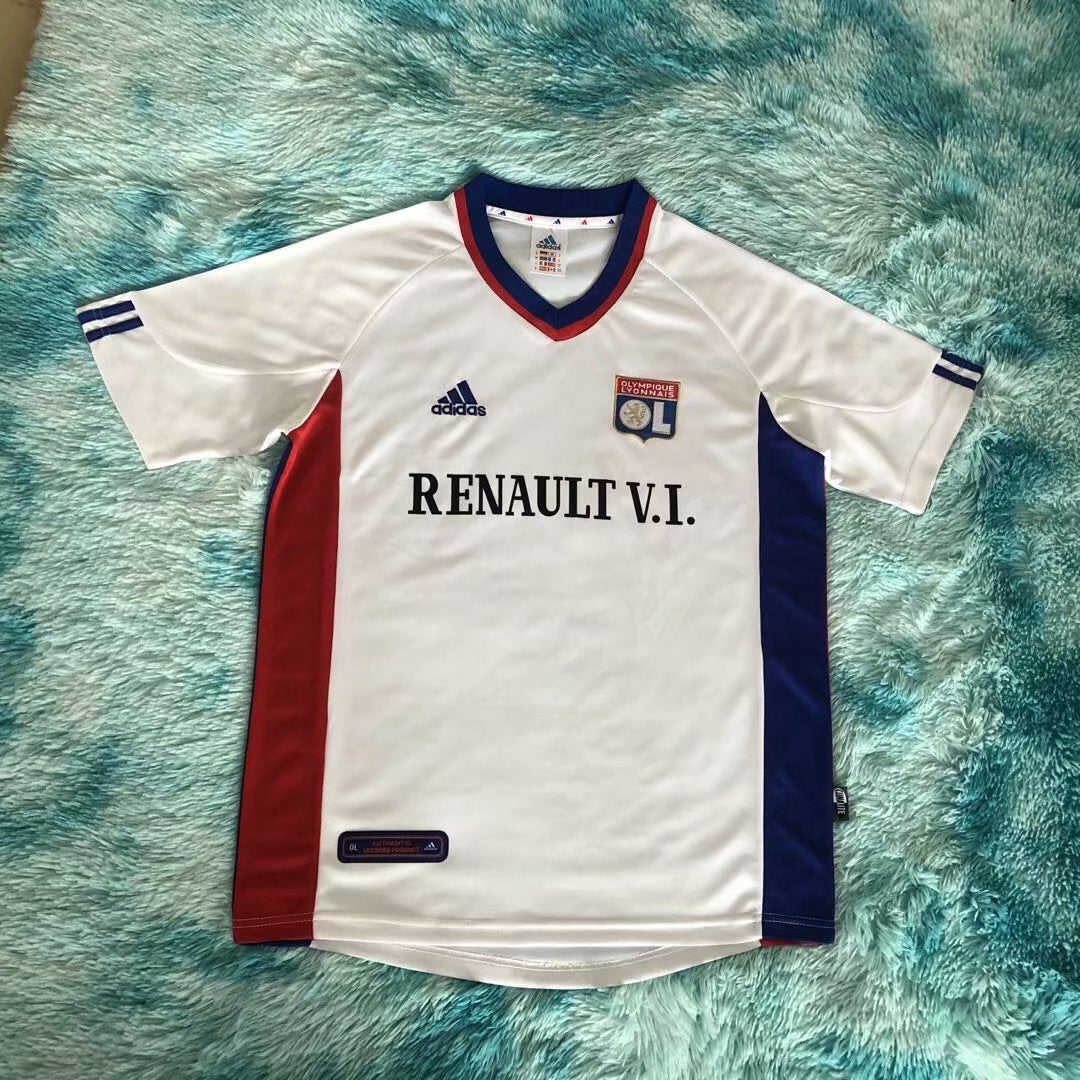 Retro Lyon 2001/2002 Home Fan Version Football Jersey