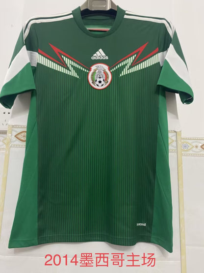 Retro Mexico 2014 Home Fan Version Football Jersey