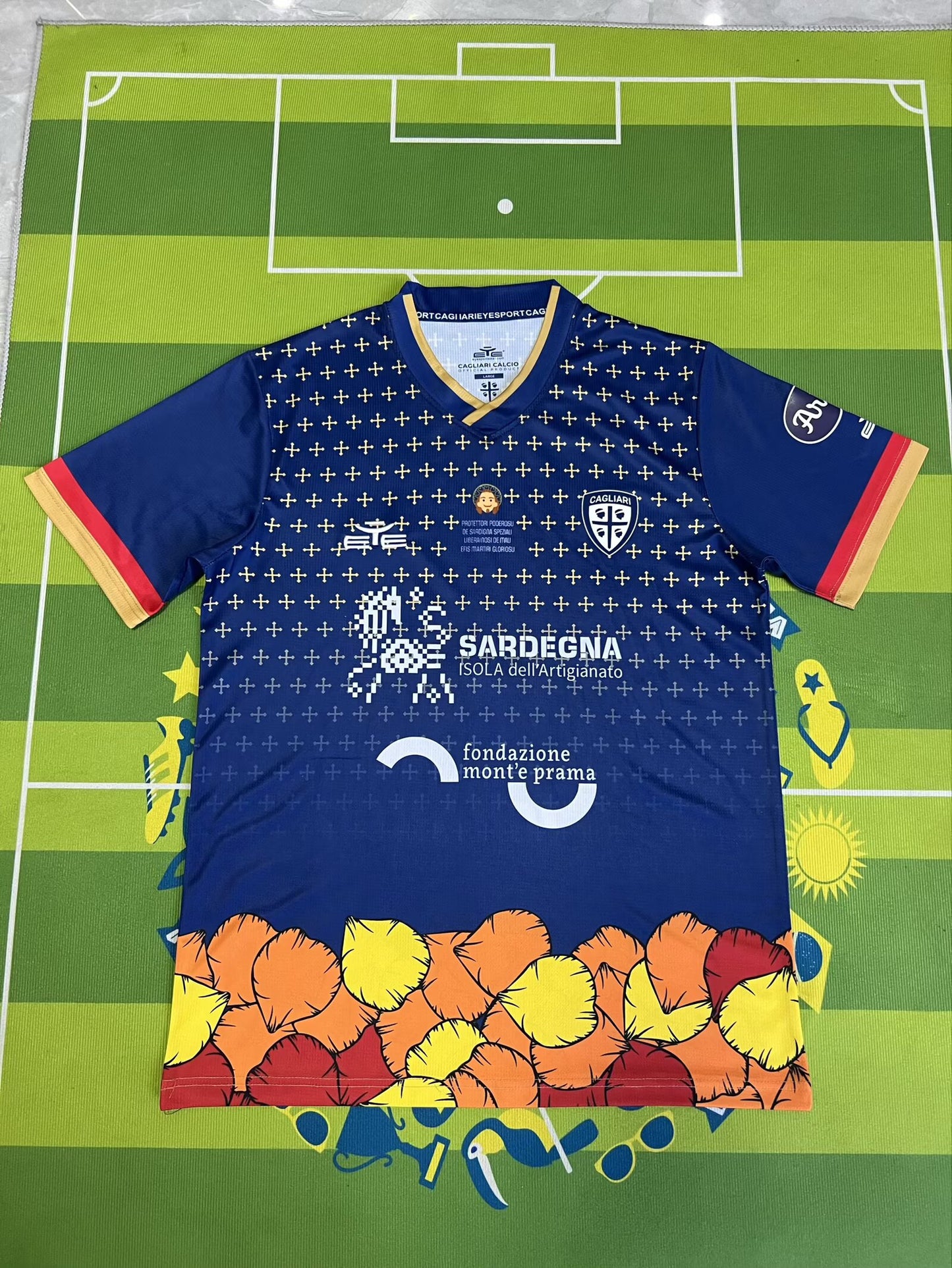 Cagliari Special Edition 2024/2025 Kids Fan Version Football Jersey