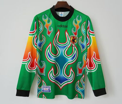 Retro Japan 1998 Goalkeeper Long Sleeve Football Jersey