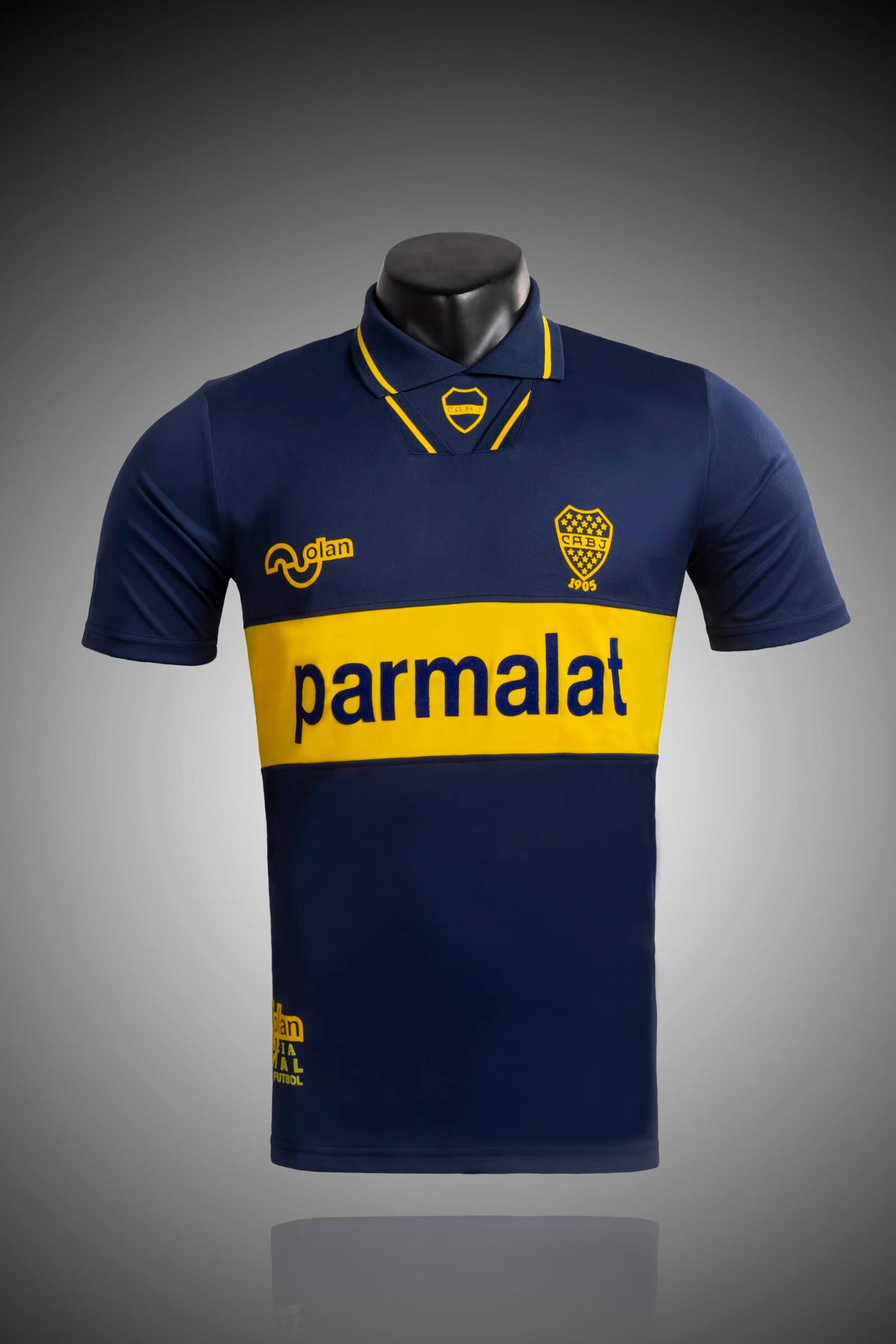 Retro Boca 1993/1995 Home Fan Version Football Jersey