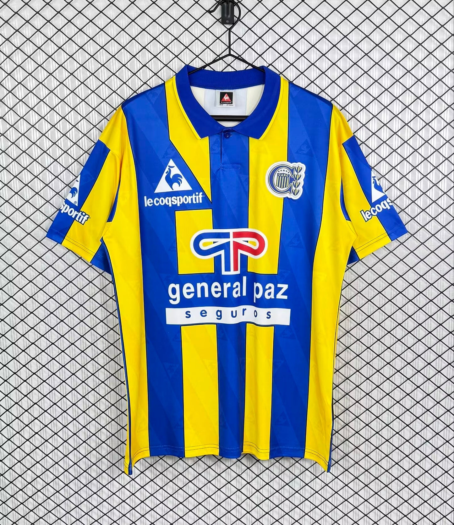 Retro Rosario Central 1995/1997 Home Fan Version Football Jersey