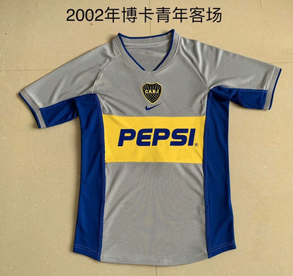 Retro Boca 2002 Away Fan Version Football Jersey