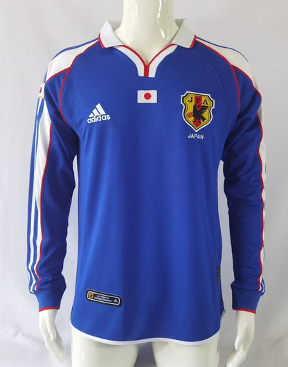 Retro Japan 2000/2001 Home Long Sleeve Football Jersey