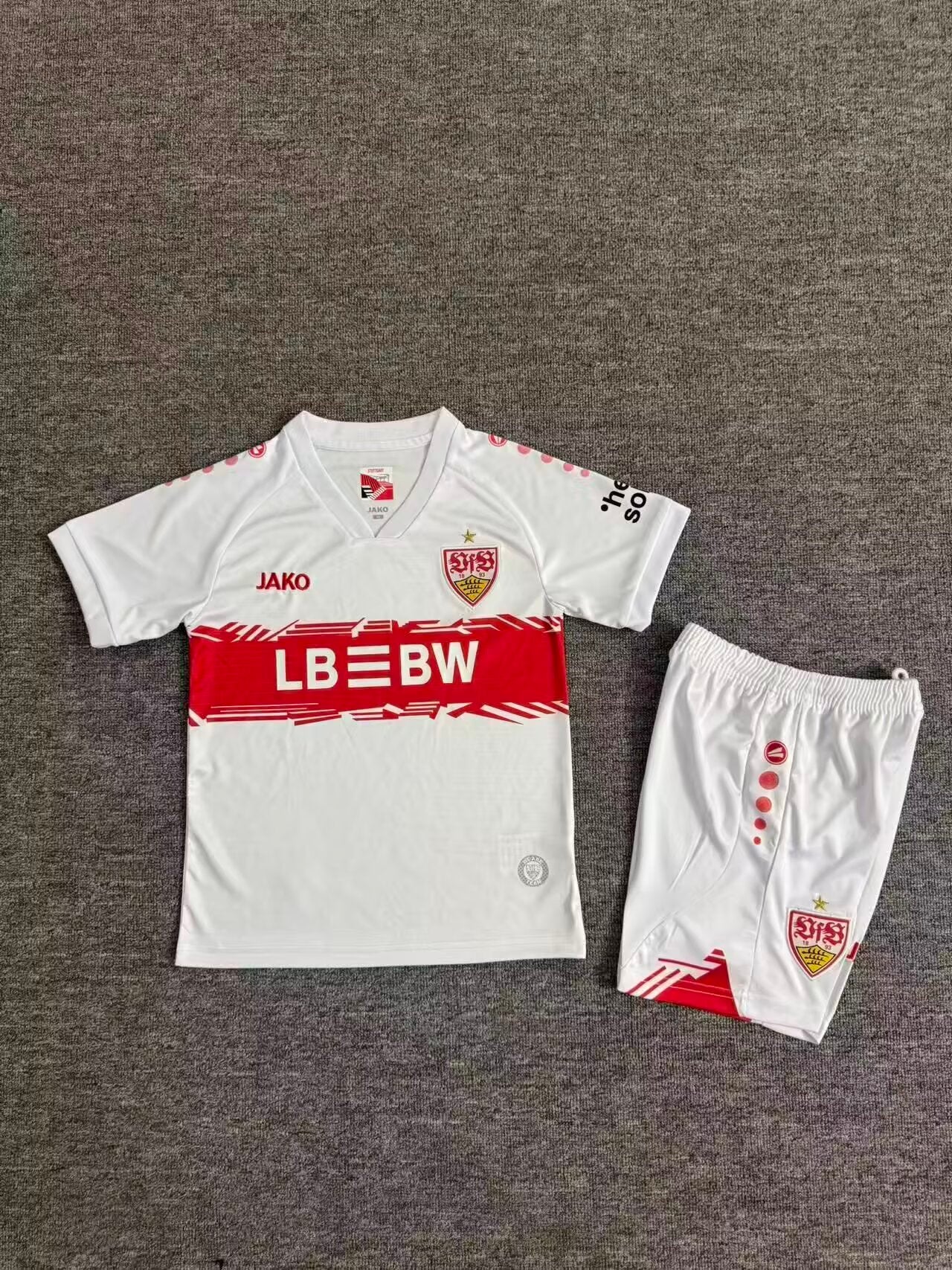 Stuttgart 2025/2026 Kids Home Football Jersey