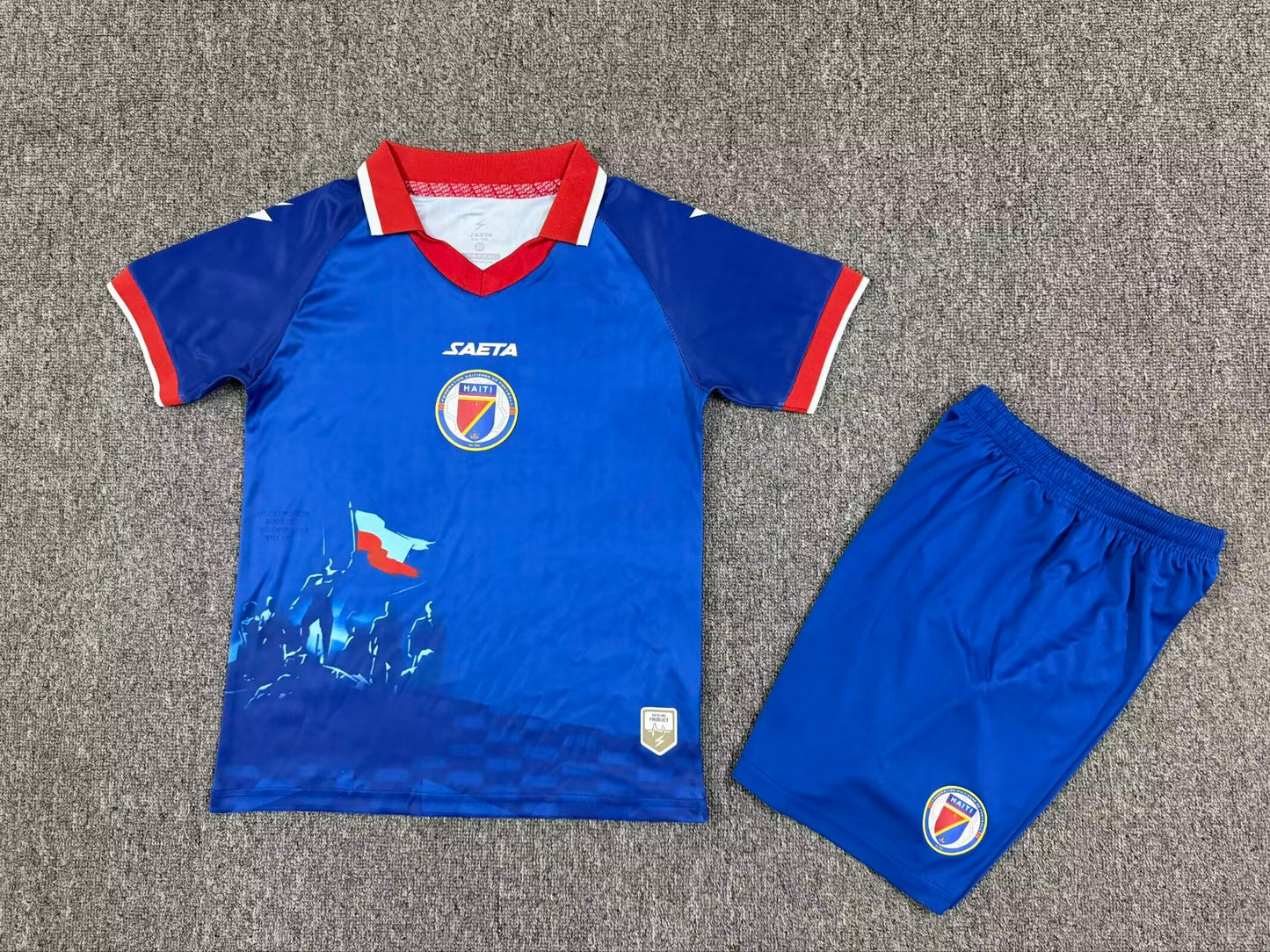 Haiti 2026/2027 Kids Home Fan Version Football Jersey