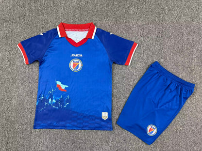 Haiti 2026/2027 Kids Home Fan Version Football Jersey