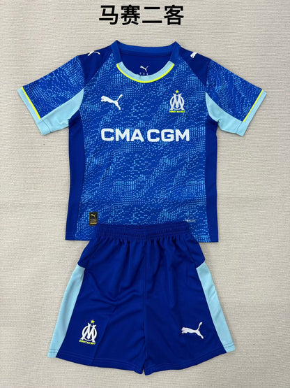 Kids jerseys 2025/2026 Kids Away Fan Version Football Jersey